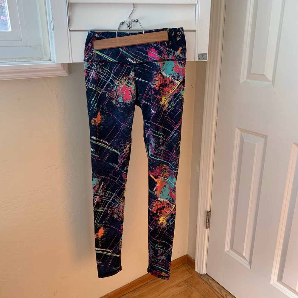 Leggings- Black with multicolor